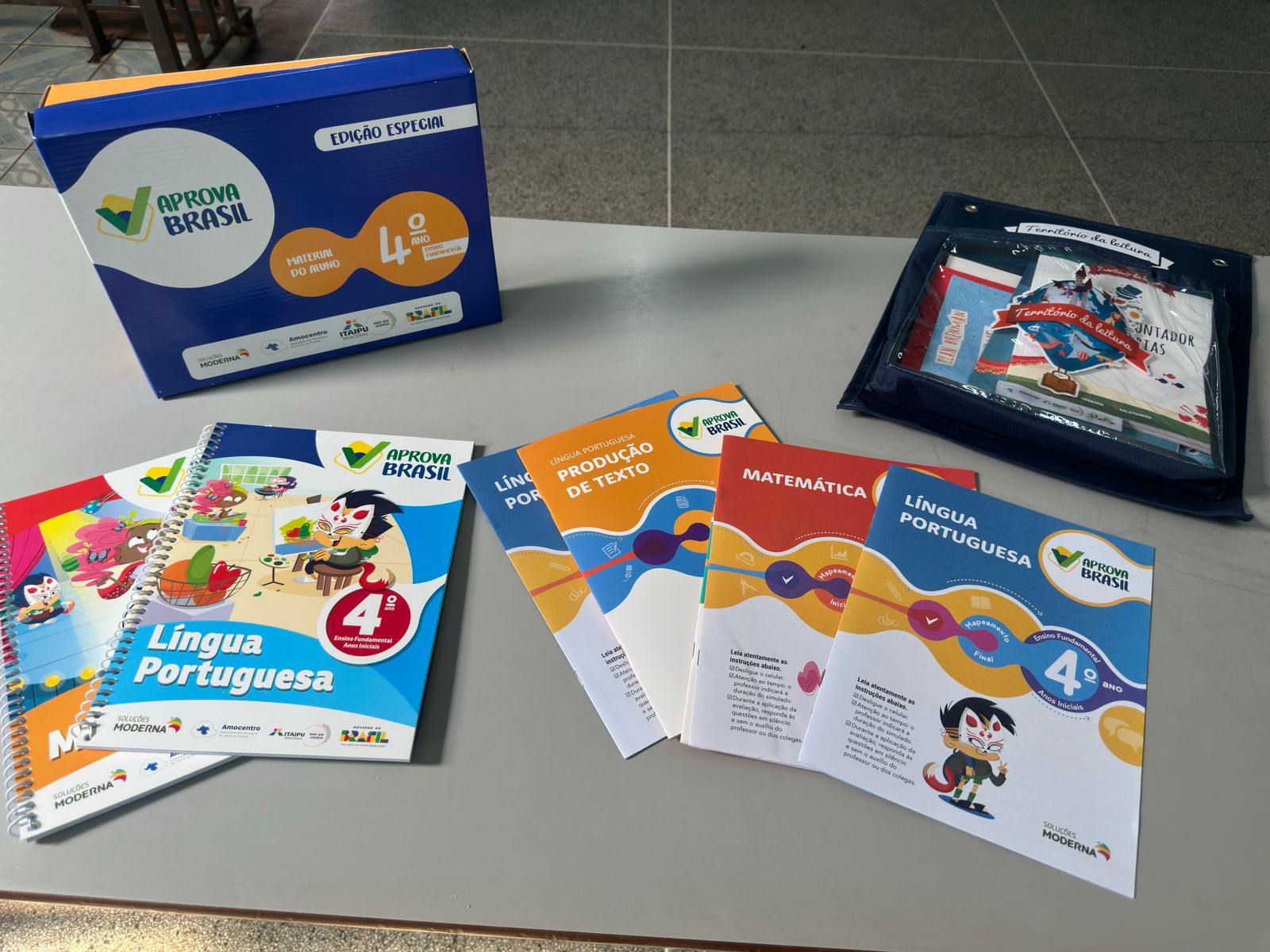 Mato Rico recebe material do projeto “Amocentro com Mais IDEB”