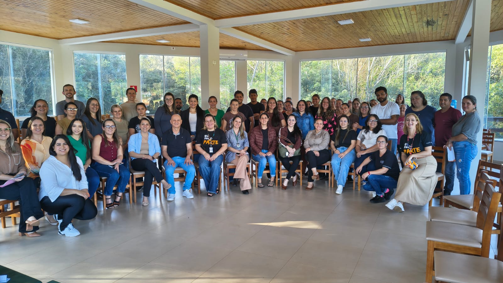 Equipe das Secretarias de Assistência Social e Saúde participa de capacitação em parceria com o Senac